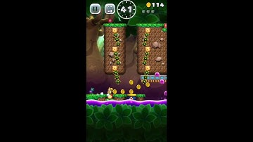 Super Mario Run Walkthrough - World ★-8 (Mission Included, All Coins, Yellow Yoshi Gameplay)