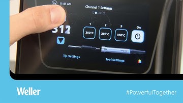 Temperature quick setting | WellerTools WXsmart