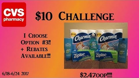 CVS $10 Challenge Coupon Haul! Awesome Deal!! 6/18-6/24 2017