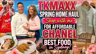 TK Maxx Spring Home Haul 🌸 Shopping for Affordable Chanel & The BEST Food in Sydney!