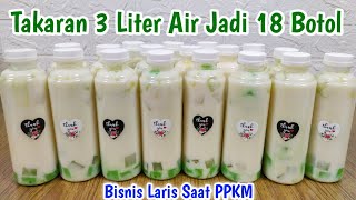 Takaran 3 Liter Air Jadi 18 Botol