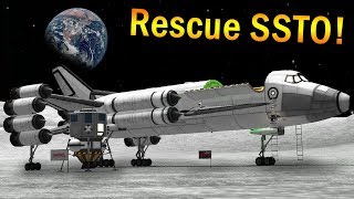 Rescuing a Mun lander with a cargo SSTO!  - KSP 1.3