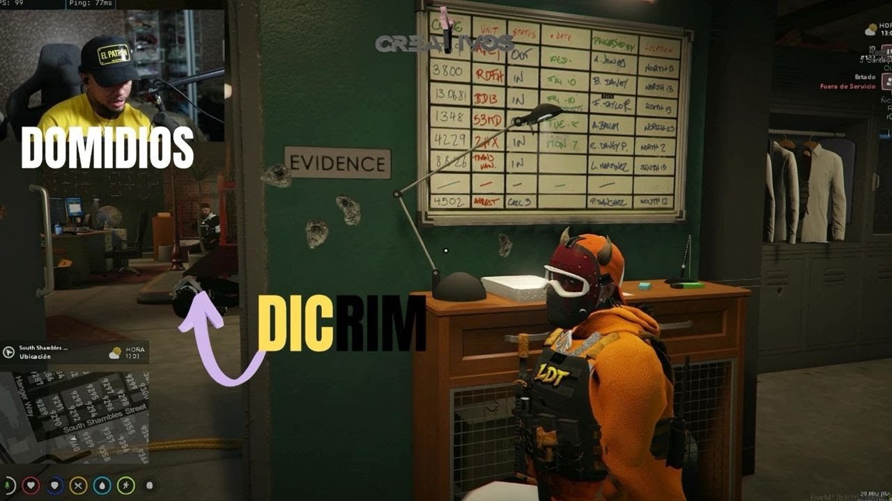 GTA RP | Domidios vs DICRIM y Policía de Creativos 🤯🔥 Todo se sale de control