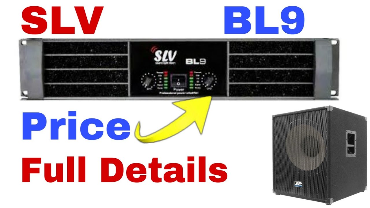 Slv Bl9 Amplifier Price SLV BL9 Specification BL9 Full Details in