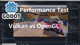 Godot 4 Graphics Performance Test. Godot 4.1 vulkan vs opengl renderers. #godot #godotengine #godot4