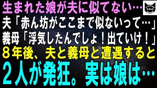 【スカッとする話】生まれた娘が夫に似てない…夫「本当に俺の子なのか？」義母「出ていけこのア〇ズレ！」8年後、夫と義母と遭遇すると2人が発狂。実は…【修羅場】
