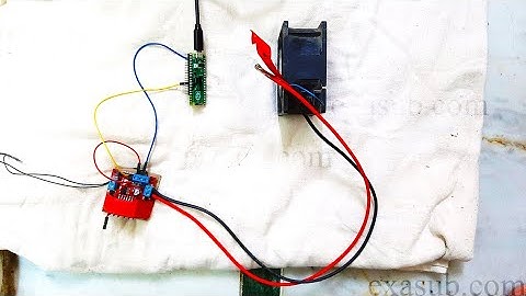 Raspberry Pi Pico Internal Temperature Sensor Based Fan Speed Control Using PID Algorithm