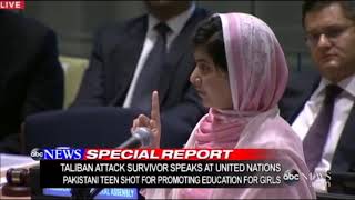 Malala's speech at the UN Youth Takeover (cut).