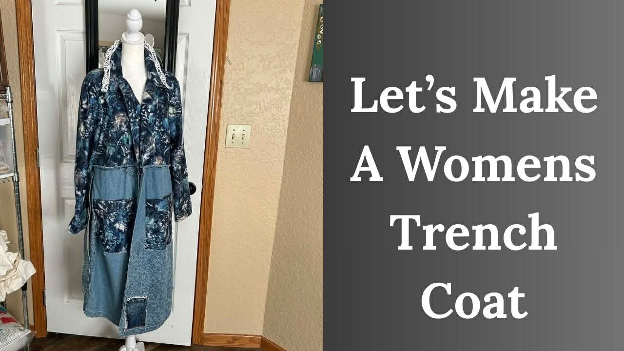 ПРОДАНО-Переделайте куртку и юбку в длинный тренч!