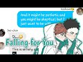 Haikyuu texts - Oikawa confesses to Iwaizumi (Falling for You) Iwaoi