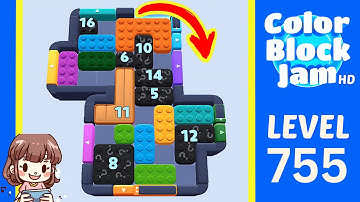 Color Block Jam Level 755 Solution Walkthrough