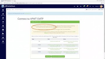 Setup APWT-SMTP in AllProWebTools 4.51