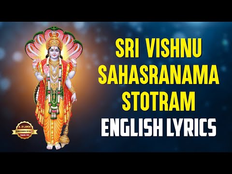 Vishnu Sahasranama Stotram | English Lyrical Video | Latest Devotional Stotras | Srivani Gorantla