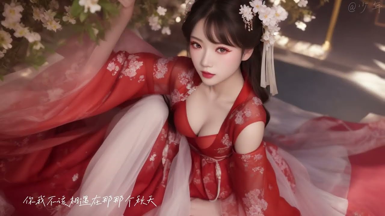 ai绘画竟然如此性感漂亮」红叶最多情，一舞寄相思AI sexy beauty - YouTube image