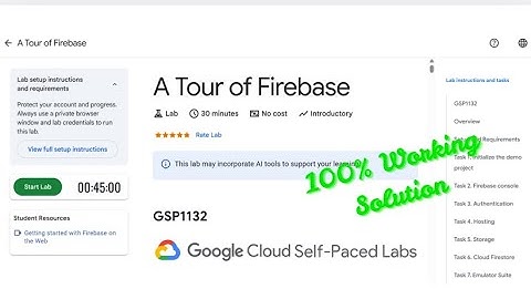 A Tour of Firebase | #GSP1132 | #qwiklabs | #googlecloudplatform |#arcade | #solution
