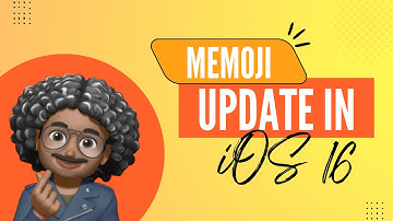 Memoji update in iOS 16 | New Features in iOS 16