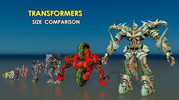 Transformers Size Comparison