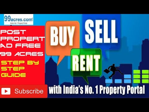 How to post Proparty free on 99 Acres |How to open account on 99 Acres [Real Estate]