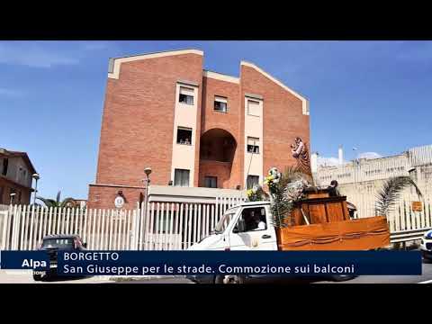 Borgetto, La statua di San Giuseppe porta conforto