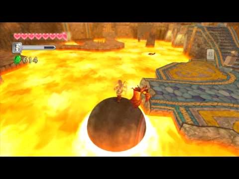 The Legend of Zelda: Skyward Sword Earth Temple (Eldin Volcano) Walkthrough part 1 of 4 (1080p)