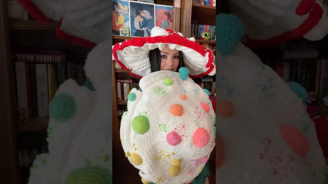 Crochet mushroom hat season 