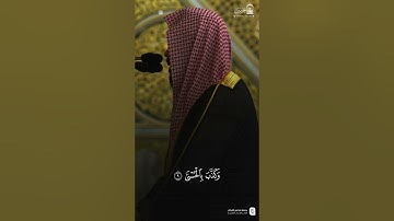 مقتطف من تلاوة الشيخ #أحمد_الحذيفي من صلاة العشاء 14 ذو الحجة 1446#