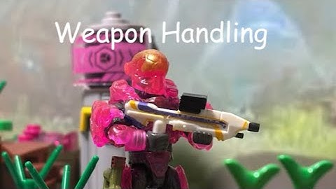 Weapon Handling - Halo MEGA Construx Stop Motion Animation Test #halo #animationtechnique #megabloks