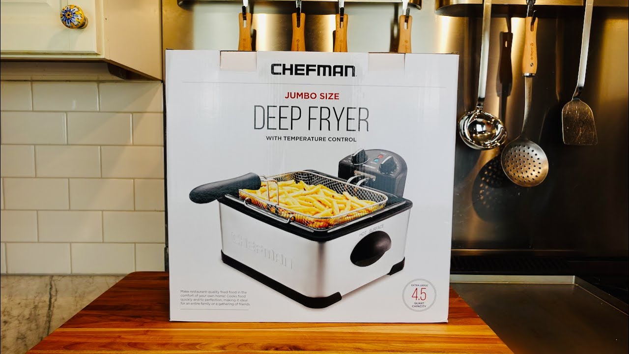 Jumbo Deep Fryer (Dual-Basket) – Chefman