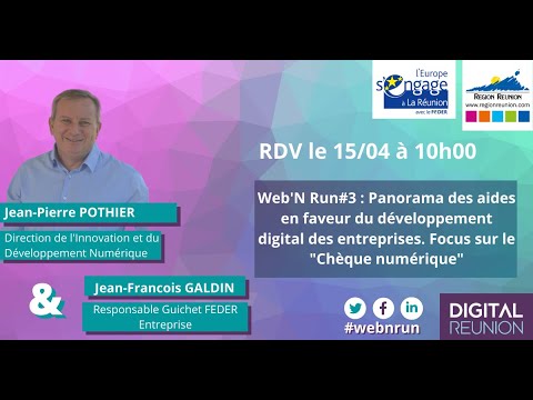 Web'n Run: Panorama/Evolution des aides en faveur de la transformation numérique  - Region  Réunion