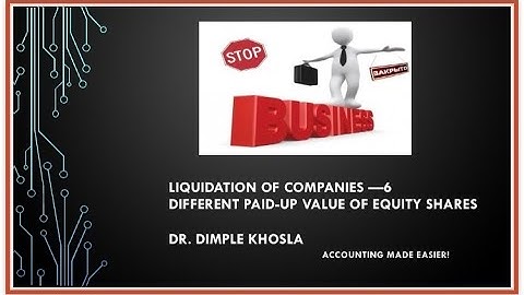 Liquidation of Companies 6