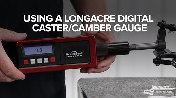 Using a Digital Caster/Camber Gauge