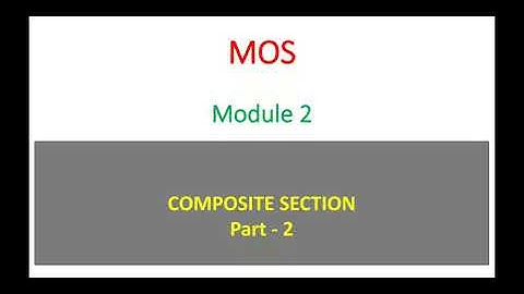 MOS,  module 2,  composite section problems (22/09/2020)