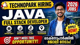 Way.com Technopark Hiring: Java Full Stack Developer Jobs 2026