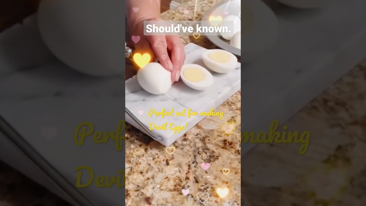 Trick to cut the perfect devil eggs everyone should know 