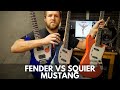 FENDER VS SQUIER MUSTANG COMPARISON