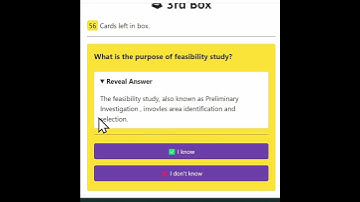 Purpose of Feasibility Study