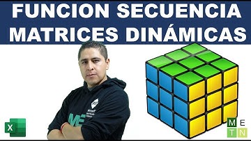 Crear secuencias de valores con la función SECUENCIA | Matrices Dinámicas en Excel