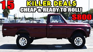 Hot Craigslist Deals 15 Amazing Rides Priced To Sell