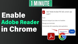How to enable adobe reader in google chrome 2026 (Quick & Easy)