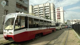 видео: Трамваи из Москвы вышли на маршрут в Новосибирске картинка: Трамваи из Москвы вышли на маршрут в Новосибирске