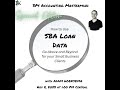 Use sba data to advise your clients better