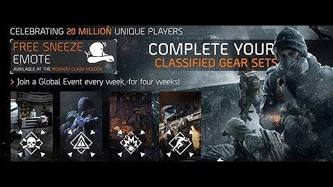 ALL YOU NEED TO KNOW ABOUT THE GLOBAL EVENTS! THE DIVISION