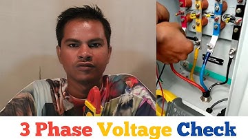 how to check 3 phase voltage using multimeter - Electrical House