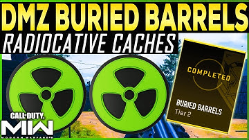 Warzone 2 BURIED BARRELS MISSION - Loot Radioactive Caches and Secure Radioactive Material Contract