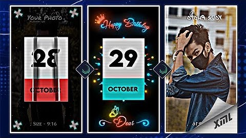 HAPPY BIRTHDAY 🥳🎉 | New 3D XML File 🎟️ | Birthday Wish Video Edit | #alightmotion | @M_Status 146