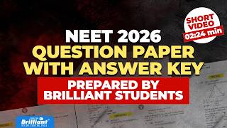 NEET 2026 QUESTION PAPER WITH ANSWER KEY