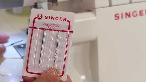 Singer 14CG754 ProFinish Serger Overlock 16 How to Change Needles