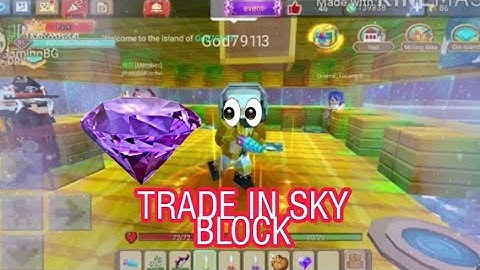 TRADE IN SKYBLOCK DID THEY SCAM ME😶😶😶|Blockman go