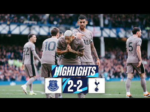 EVERTON 2-2 TOTTENHAM HOTSPUR // PREMIER LEAGUE HIGHLIGHTS // RICHARLISON SCORES A BRACE