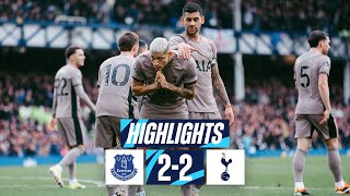 EVERTON 2-2 TOTTENHAM HOTSPUR // PREMIER LEAGUE HIGHLIGHTS // RICHARLISON SCORES A BRACE